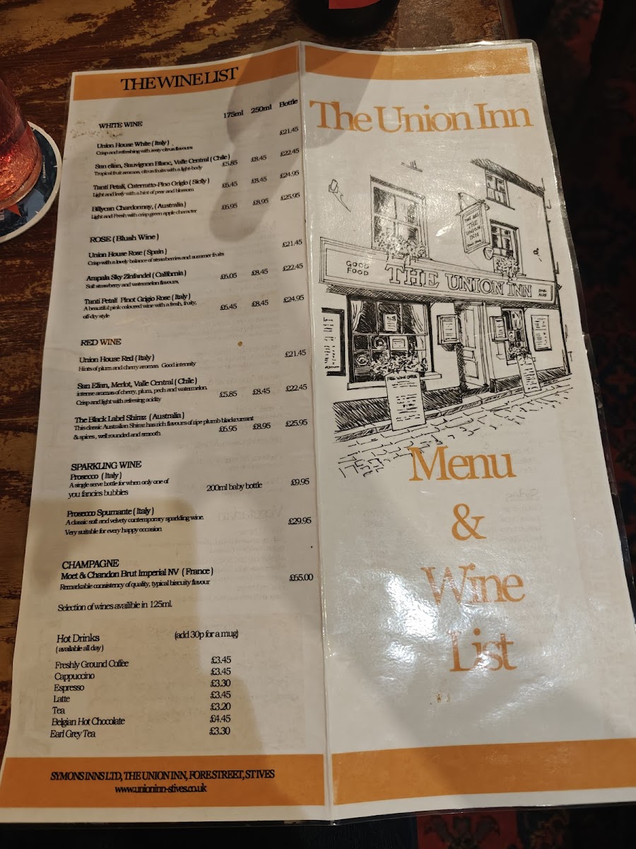 The Union Inn Menu - Image 2